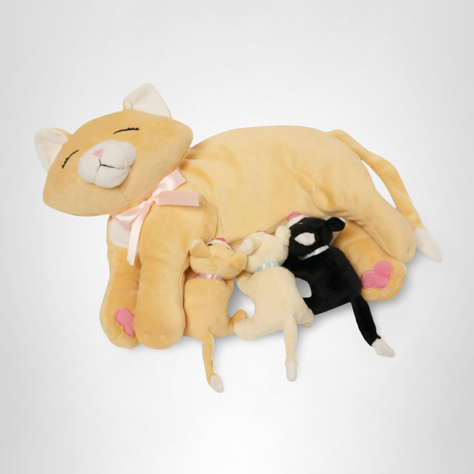 Amazon.com: Manhattan Toy Nursing Nina Nurturing Cat Stuffed